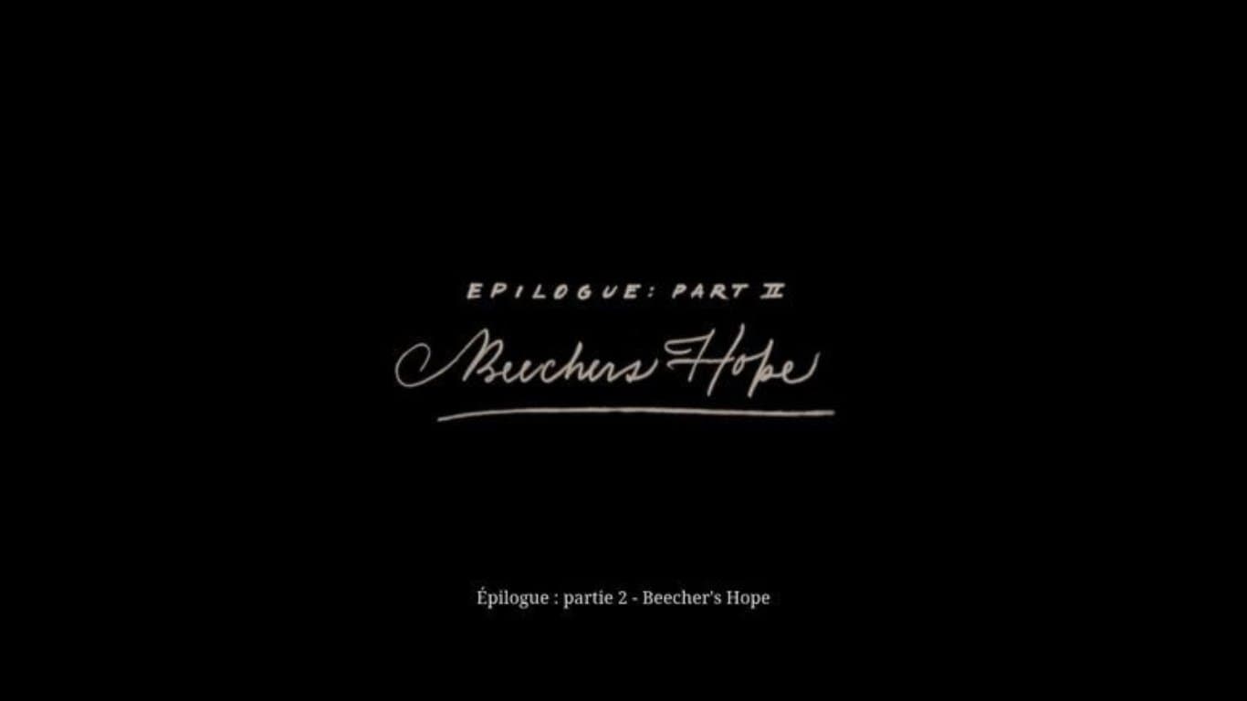 Epilogue, Part II: Beecher’s Hope