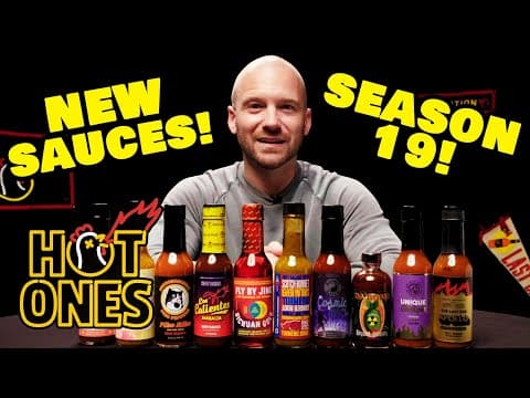 Sean Evans Reveals the Season 19 Hot Sauce Lineup | Hot Ones