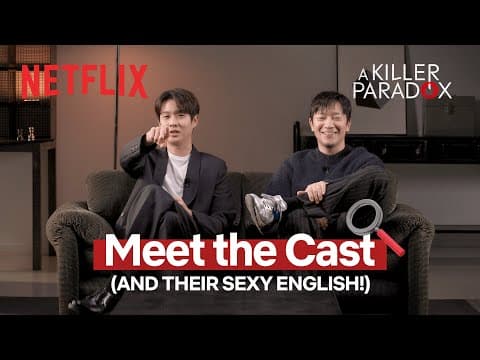 Choi Woo-shik and Son Sok-ku speaking English