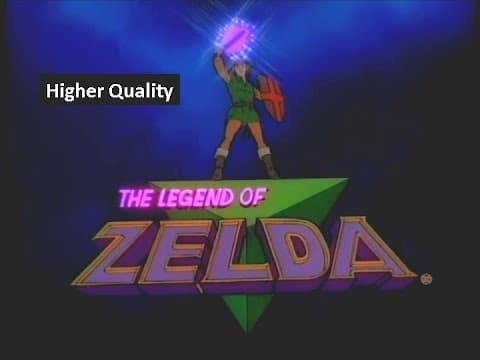The Legend Of Zelda Cartoon - Opening Theme (Higher Quality)