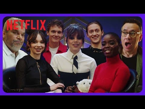 The Cast of Wednesday Describes The Show In 15 Seconds